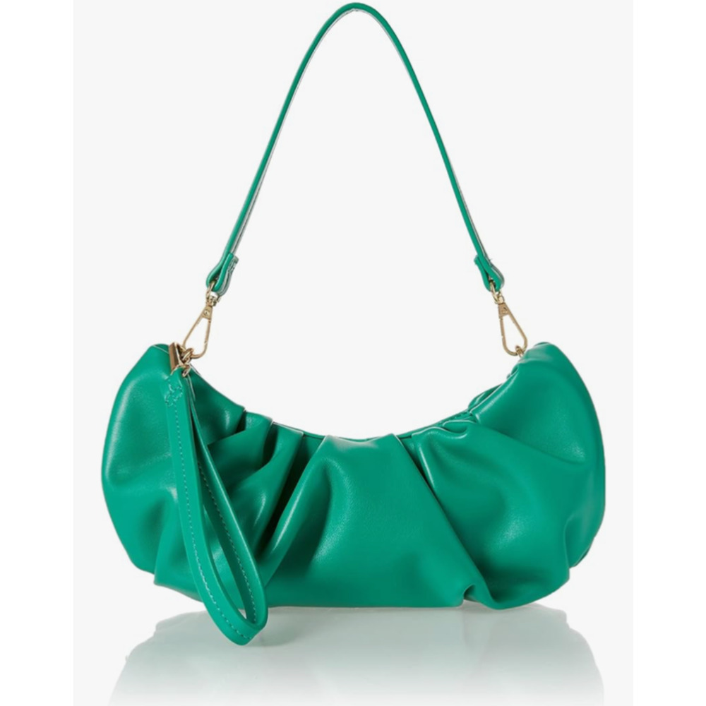 The Drop Ula Convertible Clutch – NWT – Ultramarine Green Faux Leather Bag